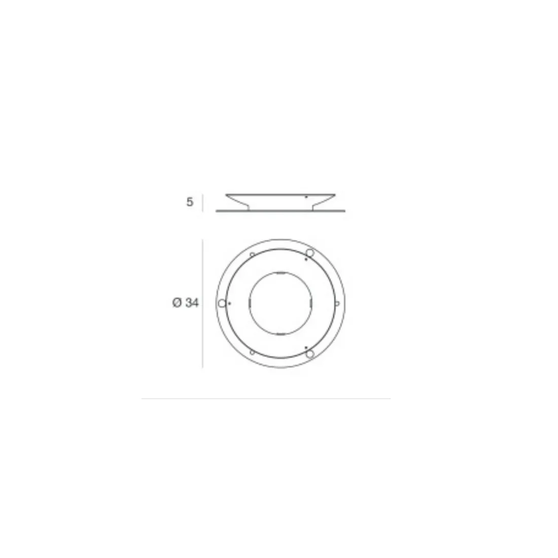 Accessorio Linea Light group OH FL65 E27 14081 antifurto