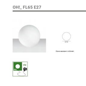 Sfera OH FL65 E27 Linea Light Group