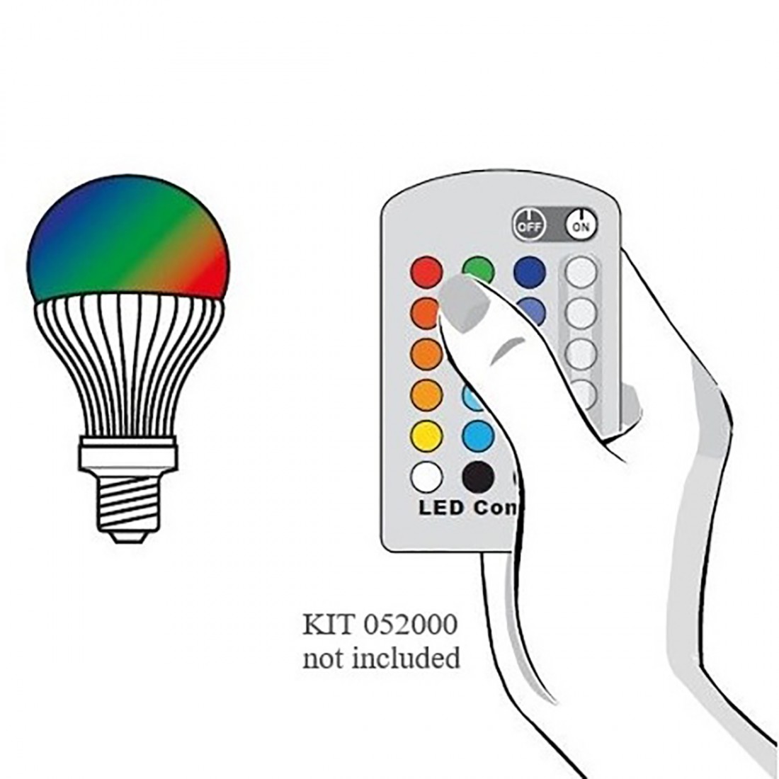 Linea Light group OH FL65 E27 052000 Accessoire ampoule LED RGB