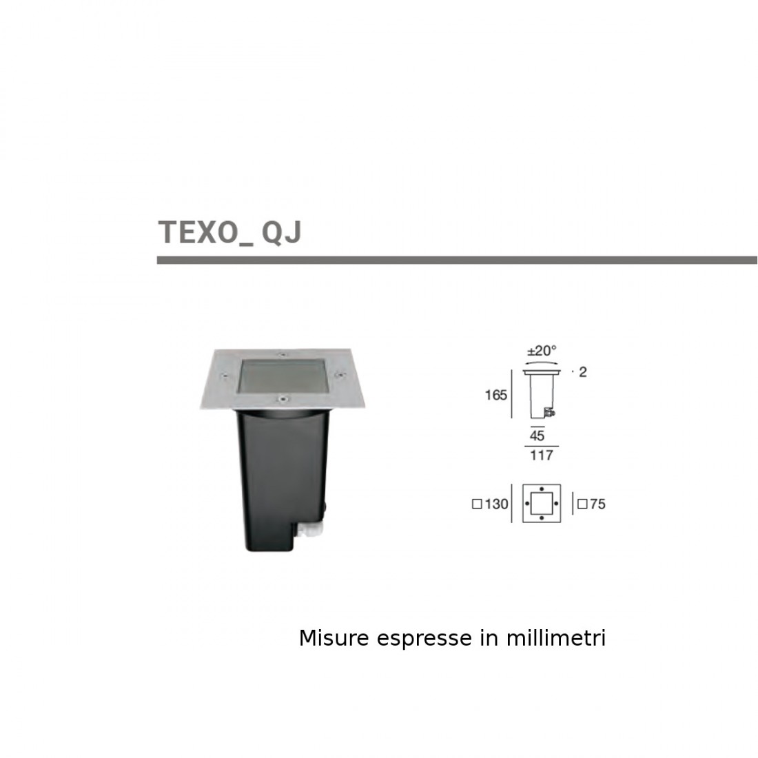 Faretto TEXO QJ Linea Light Group