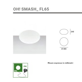 Globo OH SMASH 15215 Linea Light Group