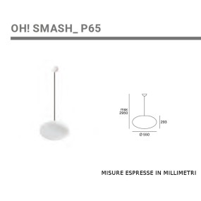 Suspension OH SMASH P65 Linea Light Group