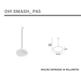 Suspension OH SMASH P65 Linea Light Group