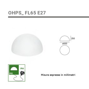 Lampada terra OHPS FL65 E27 15380 Linea Light Group