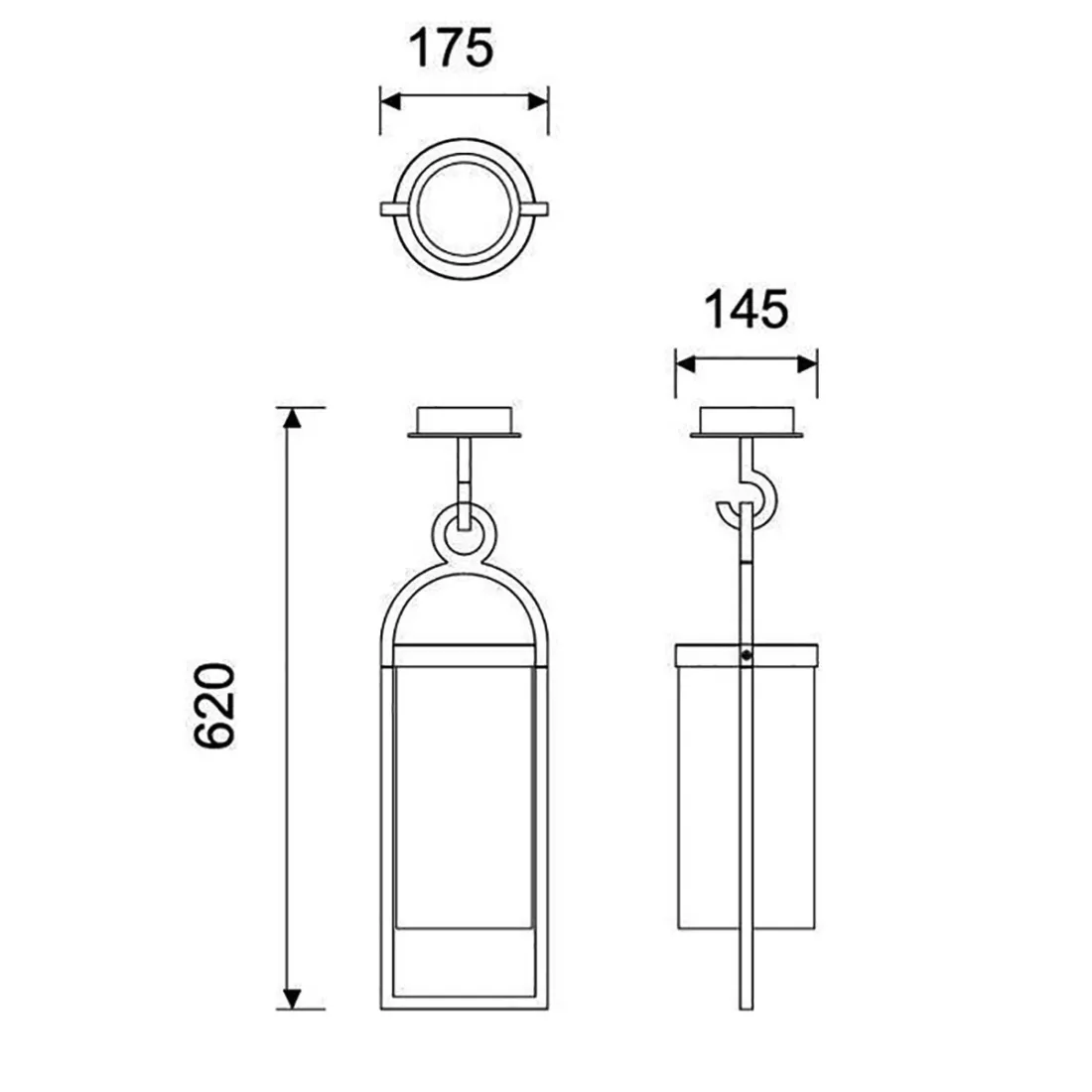 Plafoniera esterno Mantra Maya 6554