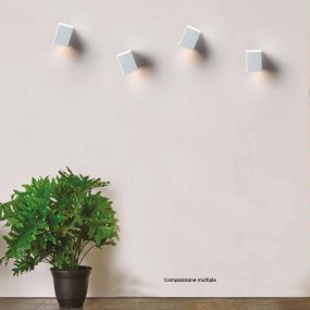 Applique murale LED moderne CUBICK 899 7A Cattaneo lighting