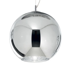 Ideal Lux Kronleuchter NEMO SP1 E27 LED 20cm CHROM Glas 250304