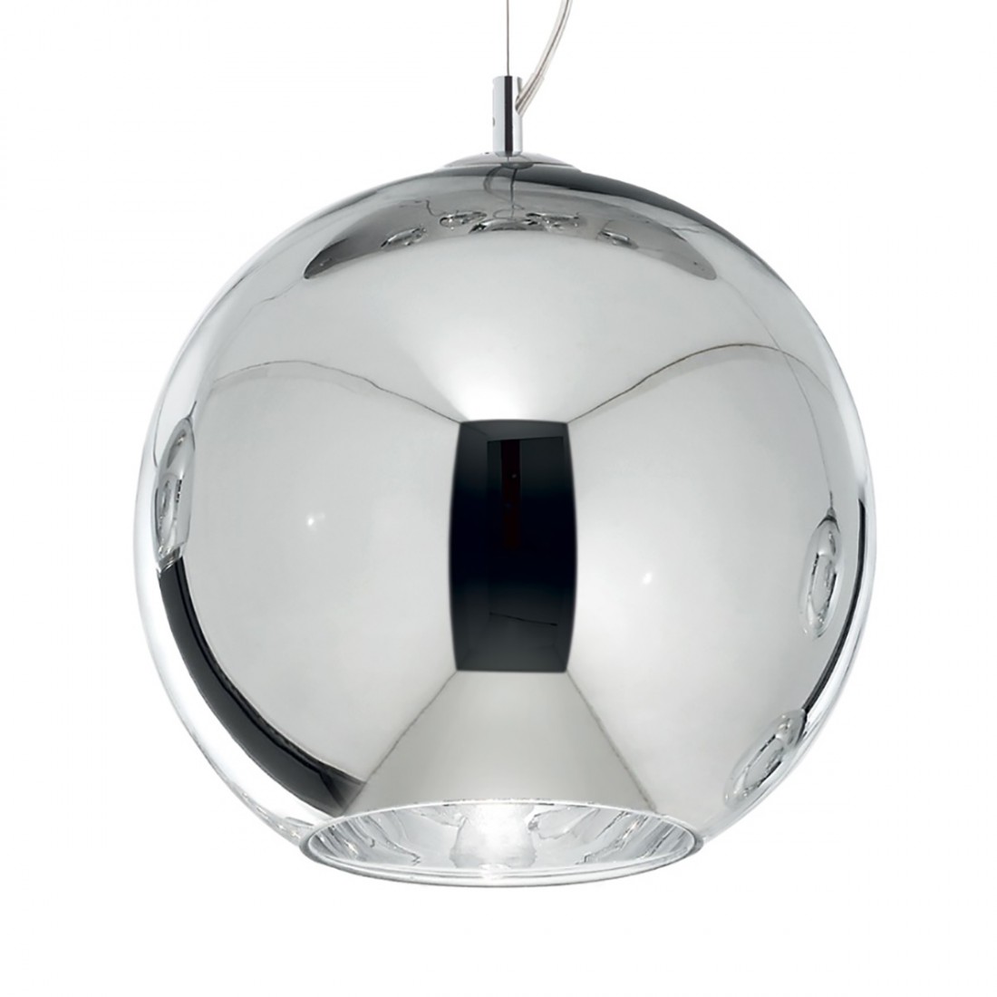 Ideal Lux Lustre NEMO SP1 E27 LED 20cm CHROME verre 250304