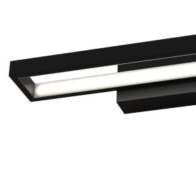 Applique modulo led integrato Top Light FOUR SQUARES 1162 AP bianco nero