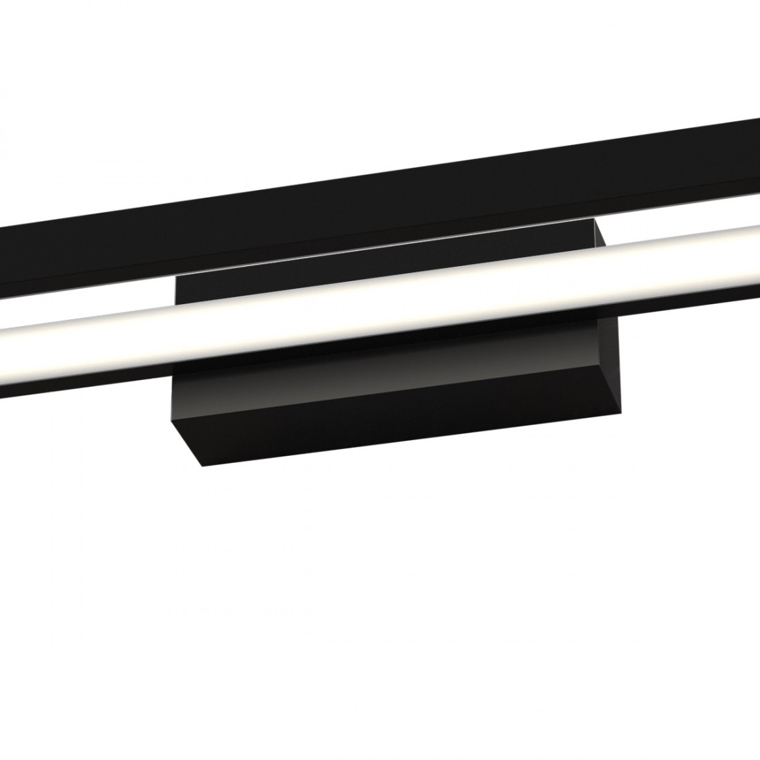 Applique modulo led integrato Top Light FOUR SQUARES 1162 AP bianco nero