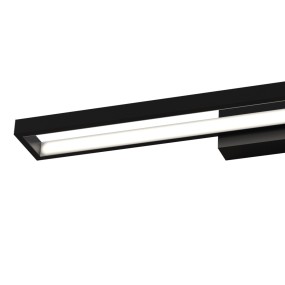 Aplique módulo LED integrado Top Light FOUR SQUARES 1162 AG negro blanco