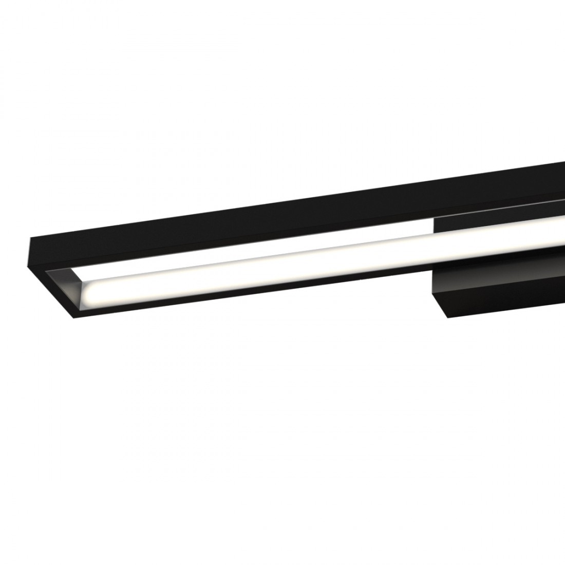 Applique modulo led integrato Top Light FOUR SQUARES 1162 AG bianco nero