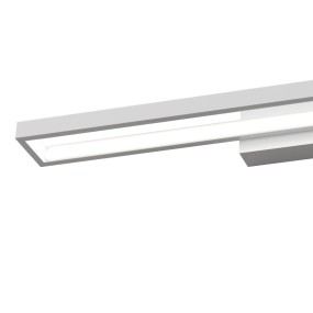 Applique modulo led integrato Top Light FOUR SQUARES 1162 AG bianco nero