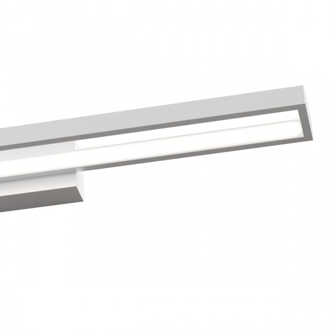 Applique modulo led integrato Top Light FOUR SQUARES 1162 AG bianco nero