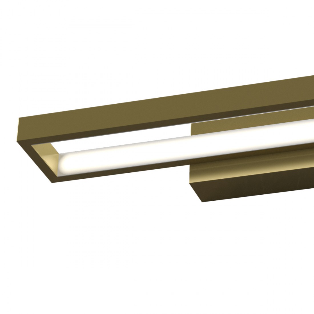 Wandleuchte integriertes Top Light FOUR SQUARES 1162 AP brüniert gold
