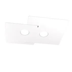 Moderne Deckenleuchte Top Light ECHO 1161 2 weißes Metall gx53 LED