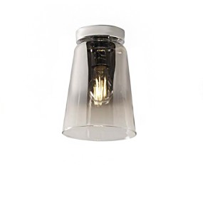 Plafoniera Top Light SHADED 1164CR PL1 E27 LED vetro colorato lampada soffitto moderna