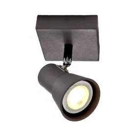 Spot e faretto a led moderno marrone moka Torcia Illuminando, interni