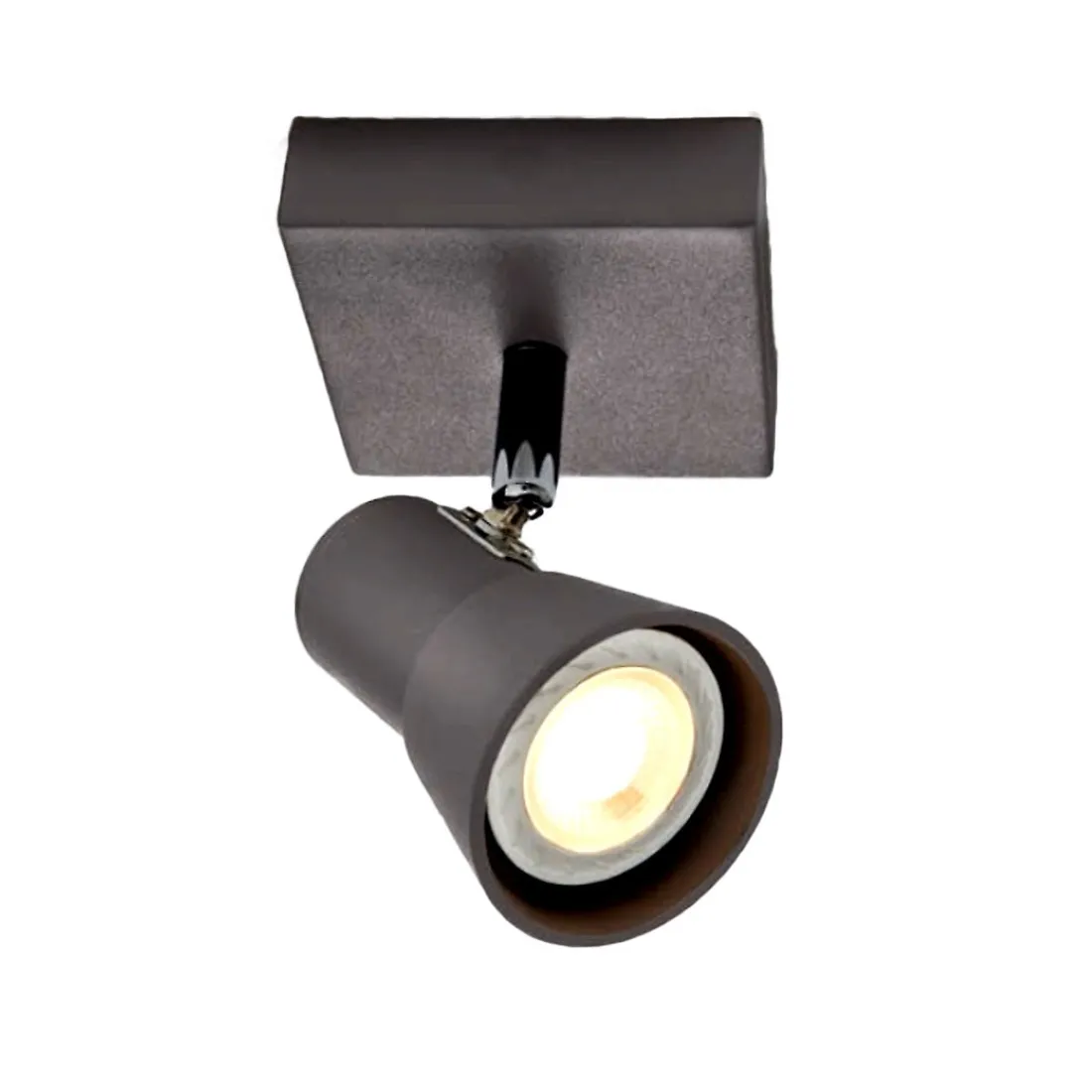 Spot e faretto a led moderno marrone moka Torcia Illuminando, interni