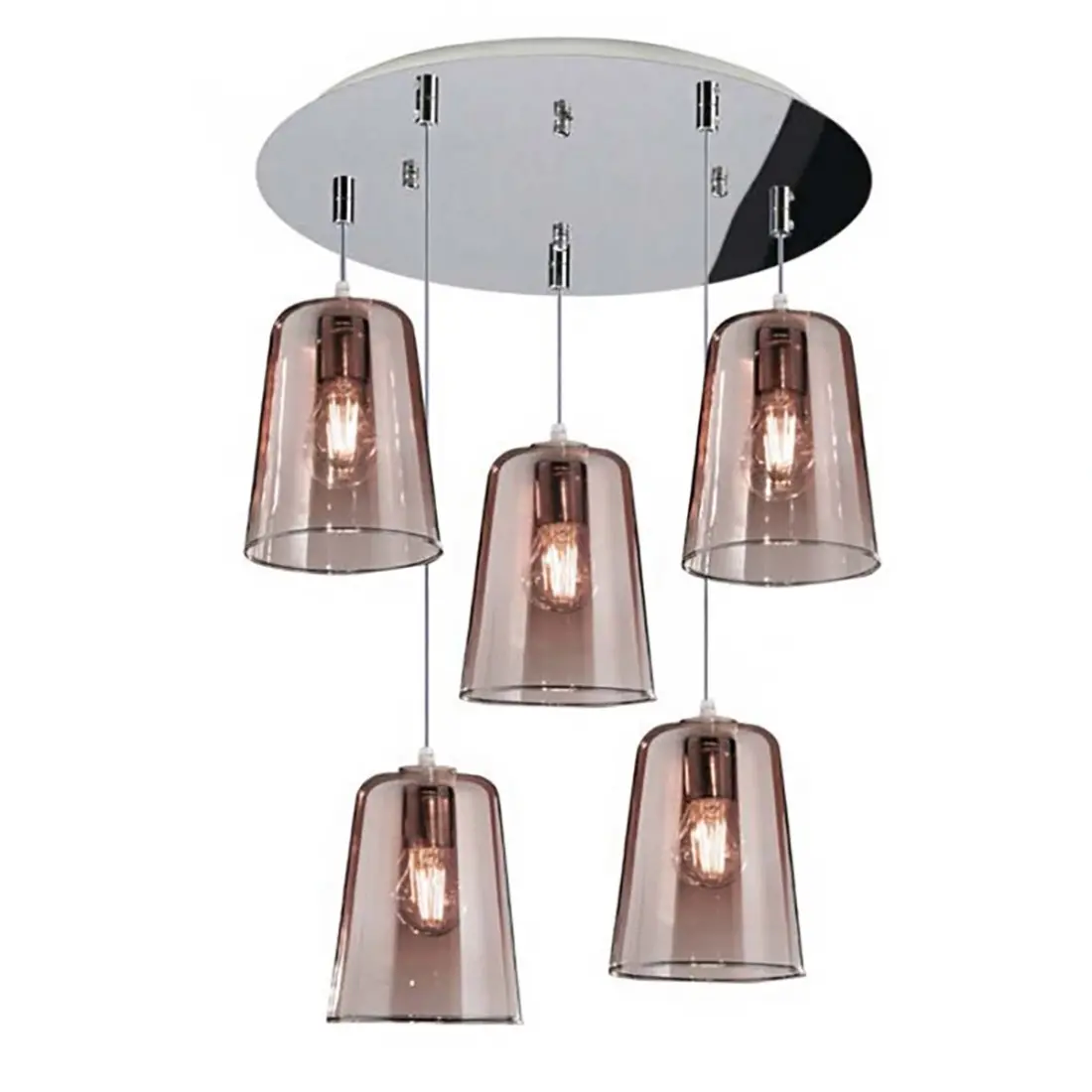 Top Light SHADED 1164 S5 T E27 LED verre coloré