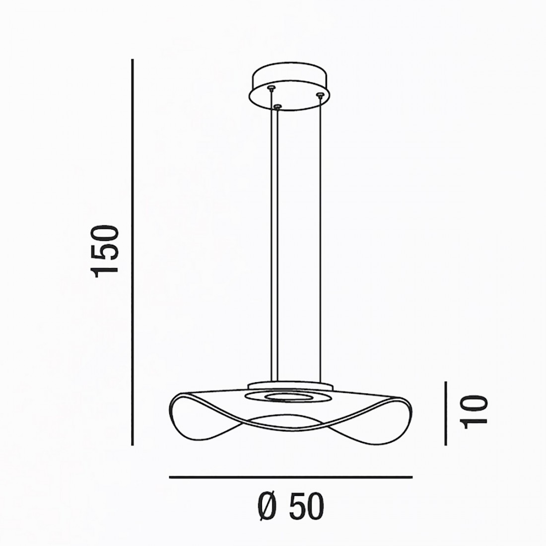 Lustre acrylique moderne Perenz MEDUSA 6866 B LC LED