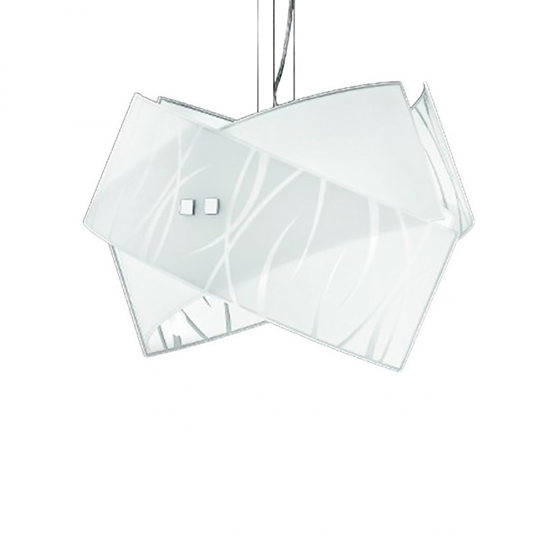 Sospensione vetro Gea Luce AGNESE SG E27 LED lampadario moderno
