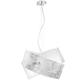 Suspension GE-CAMILLA SG E27 LED lustre intérieur moderne en verre décoré