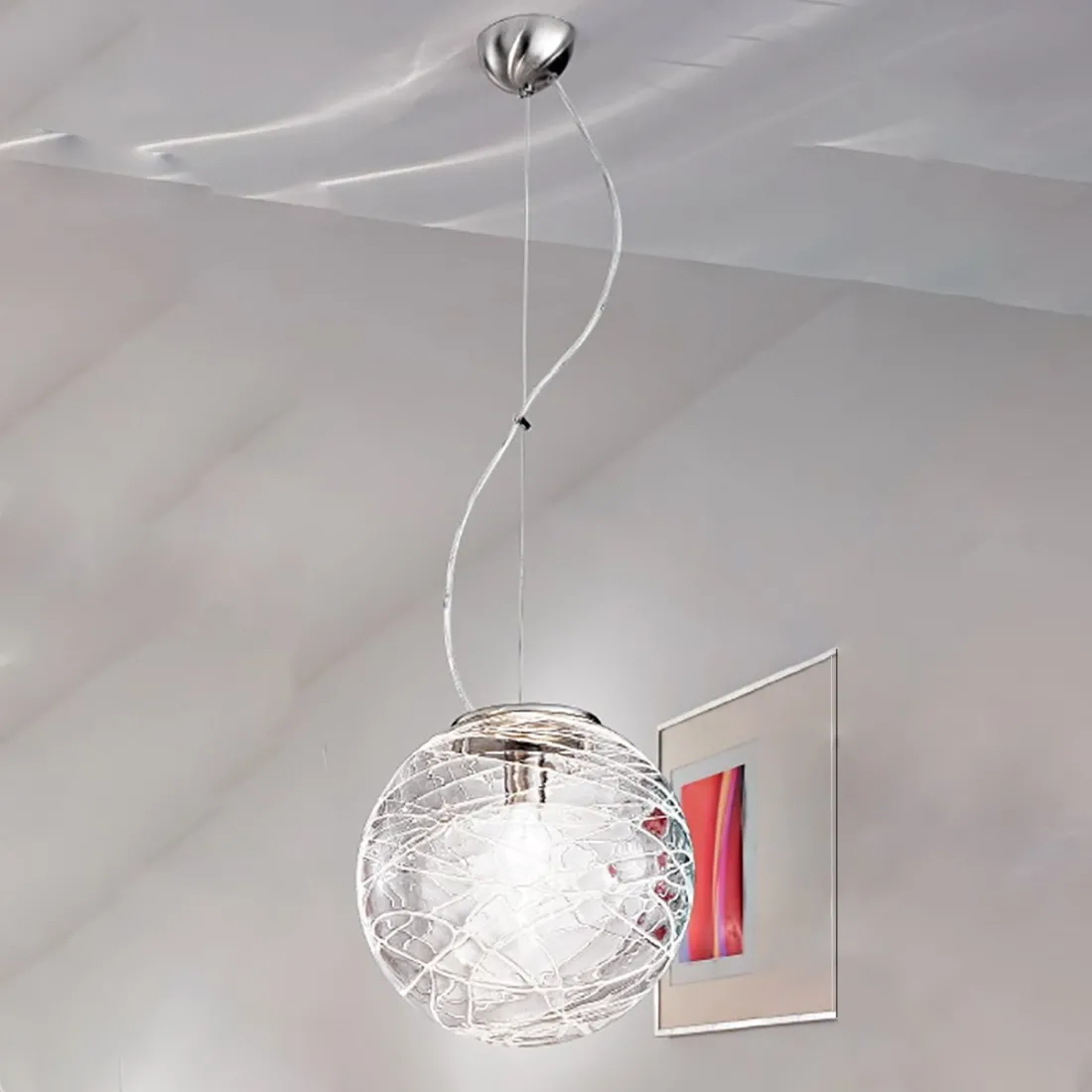 Due P lustre moderne éclairage 2484 SP E14 LED