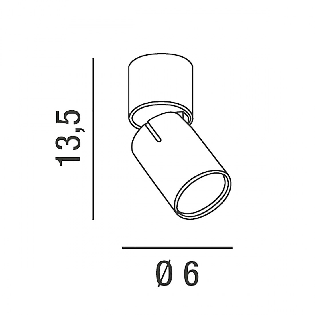 Perenz CONNECT 6810 N LED plafonnier moderne, réglable noir