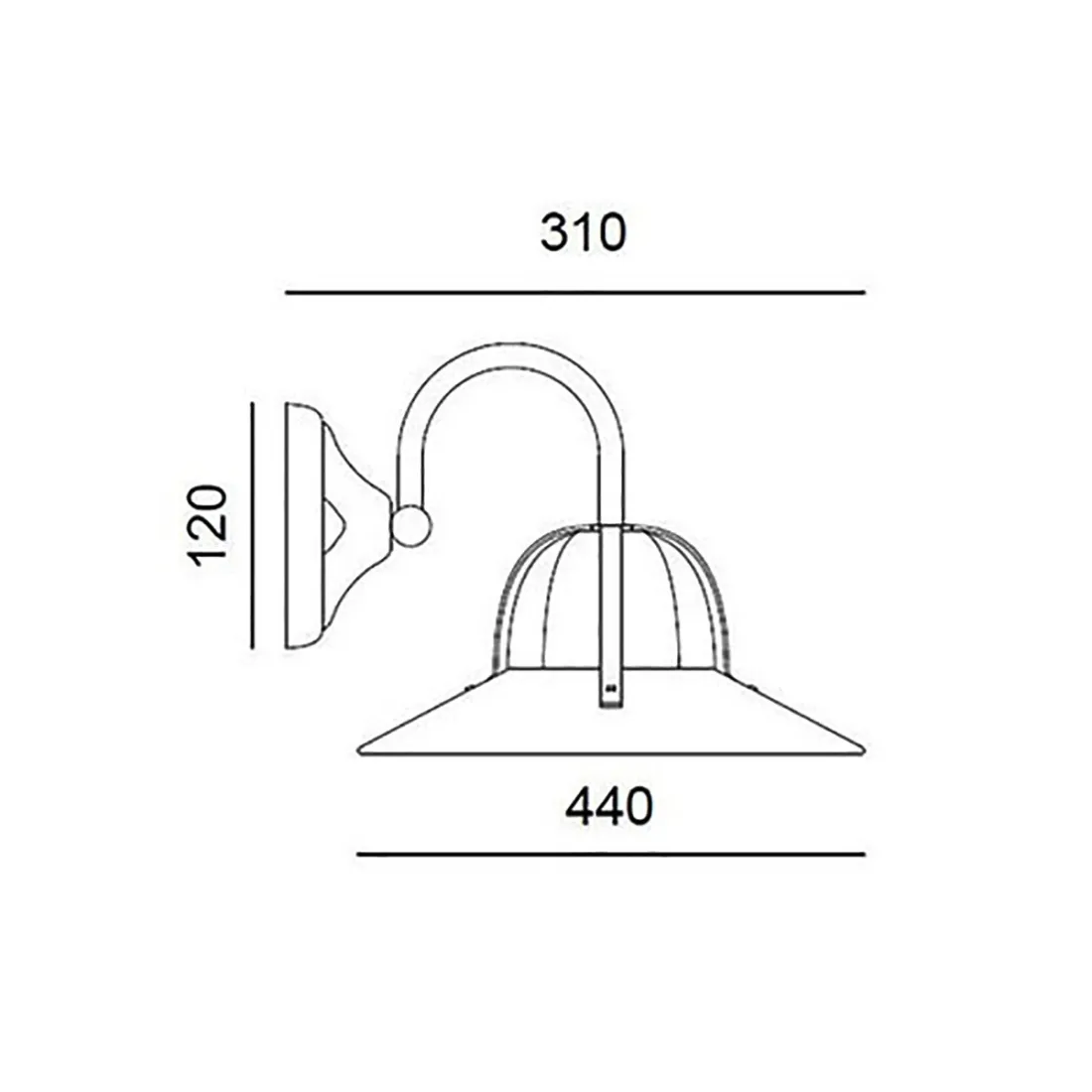 Aplique Toscot ASIAGO 1131 25 LED E27