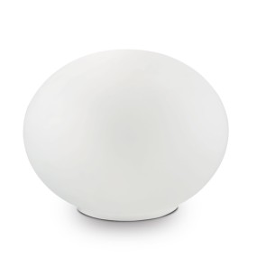 Lampe sphère en verre blanc avec G9 max. 28W.