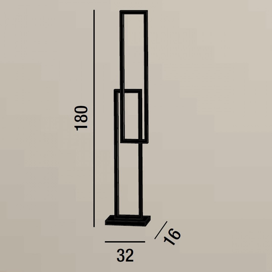 Piantana CROSS 6599 Perenz illuminazione