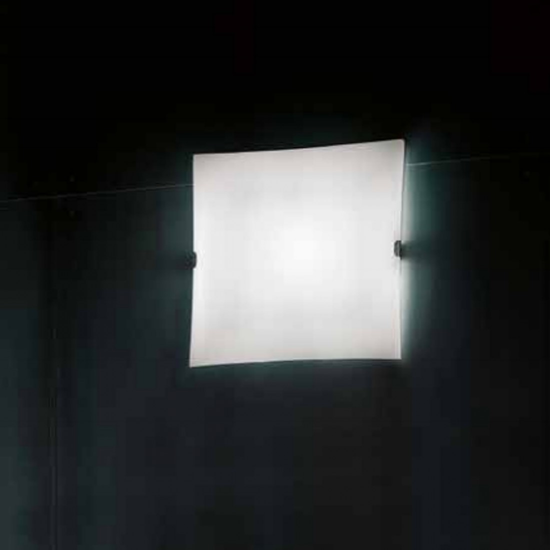 Fratelli Braga applique murale moderne VERRE 2081 PL20 10W LED 900LM 3000°K lampe murale plafond verre dimmable intérieur blanc