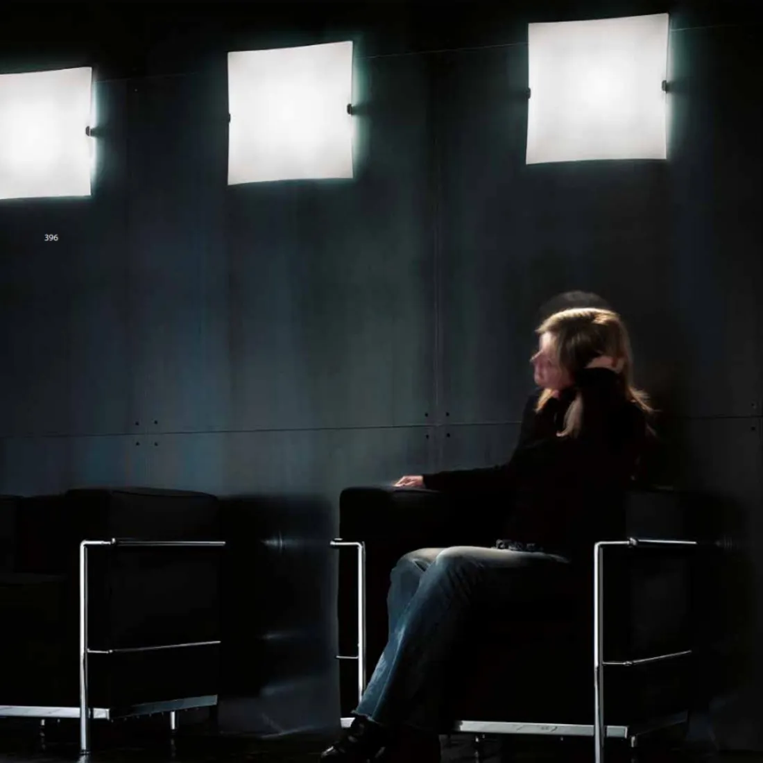 Fratelli Braga moderne Wandleuchte GLASS 2081 PL20 10W LED, dimmbar