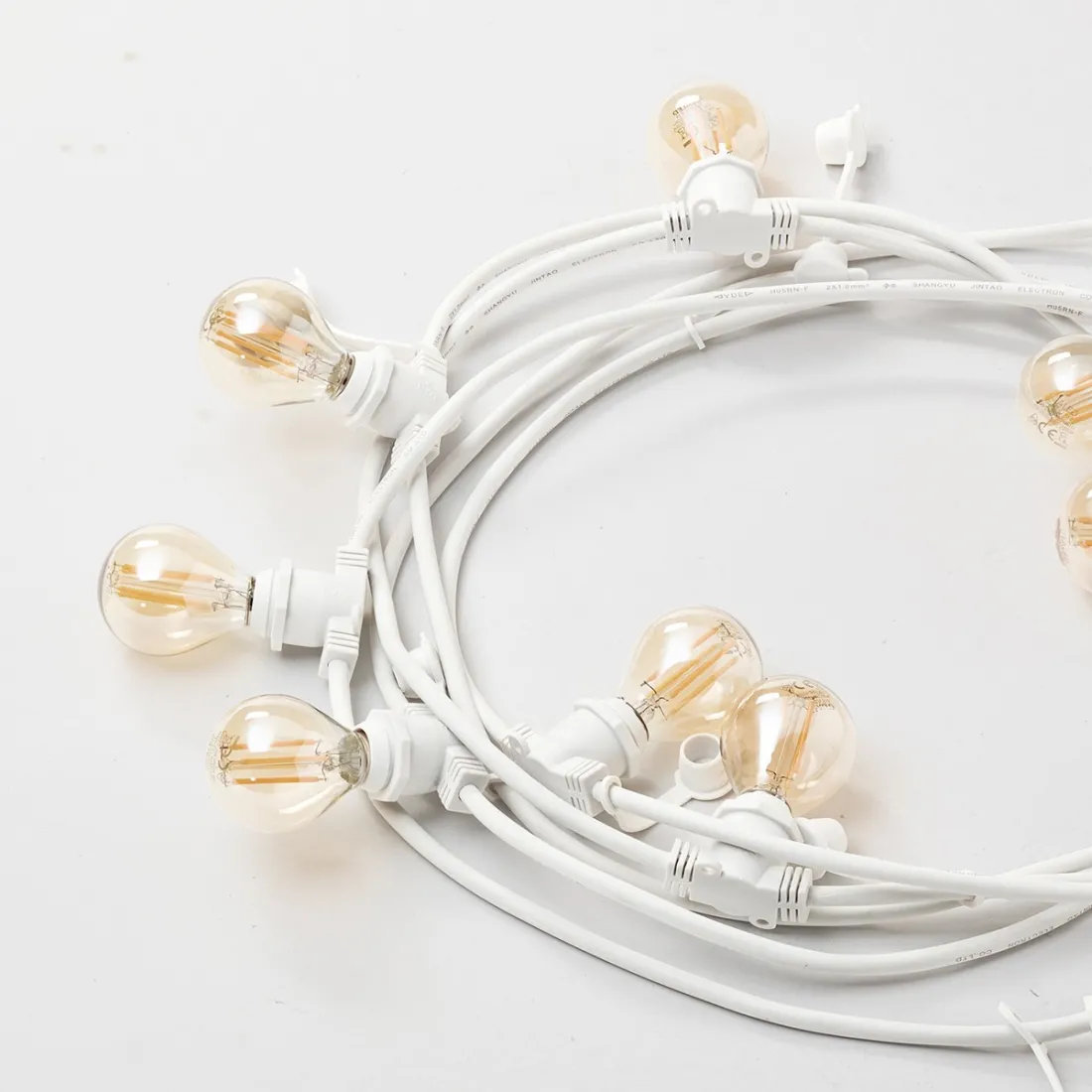 Gea Led ANDROMEDA GFIN03 E27 LED IP44 câble externe, dix douilles