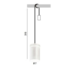 Sospensione Magnet 6912 B Perenz illumina