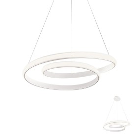 Lampadario alluminio Redo TORSION