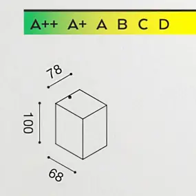 Aluminium Wandleuchte Gea...
