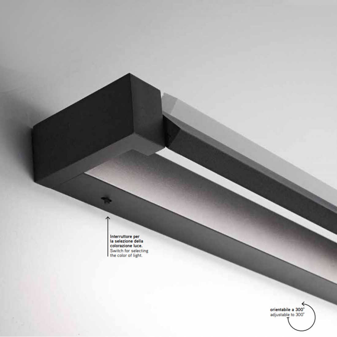 Moderne Wandleuchte Perenz SWAY 6630 N CT 17W LED 1275LM 40CM