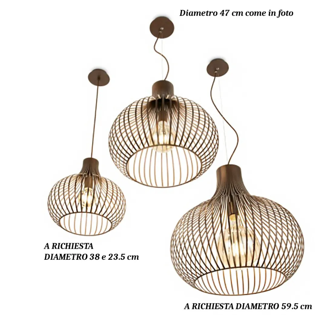 Lampadario classico Ideal Lux ONION 205304 E27 LED