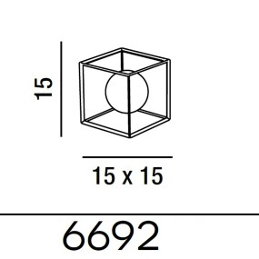 Abat-jour CUBE 6692 N Perenz illumina