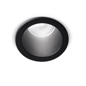 Spot encastré GE-GFA960 8W LED 656LM 38 ° IP20 aluminium noir blanc spot plaque de plâtre mat rond intérieur