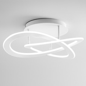 Plafonnier LED Gea Luce YARA PG C blanc moderne dimmable