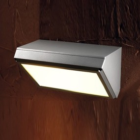 Applique moderno PAN International GRENADA EST145 E27 LED alluminio lampada parete