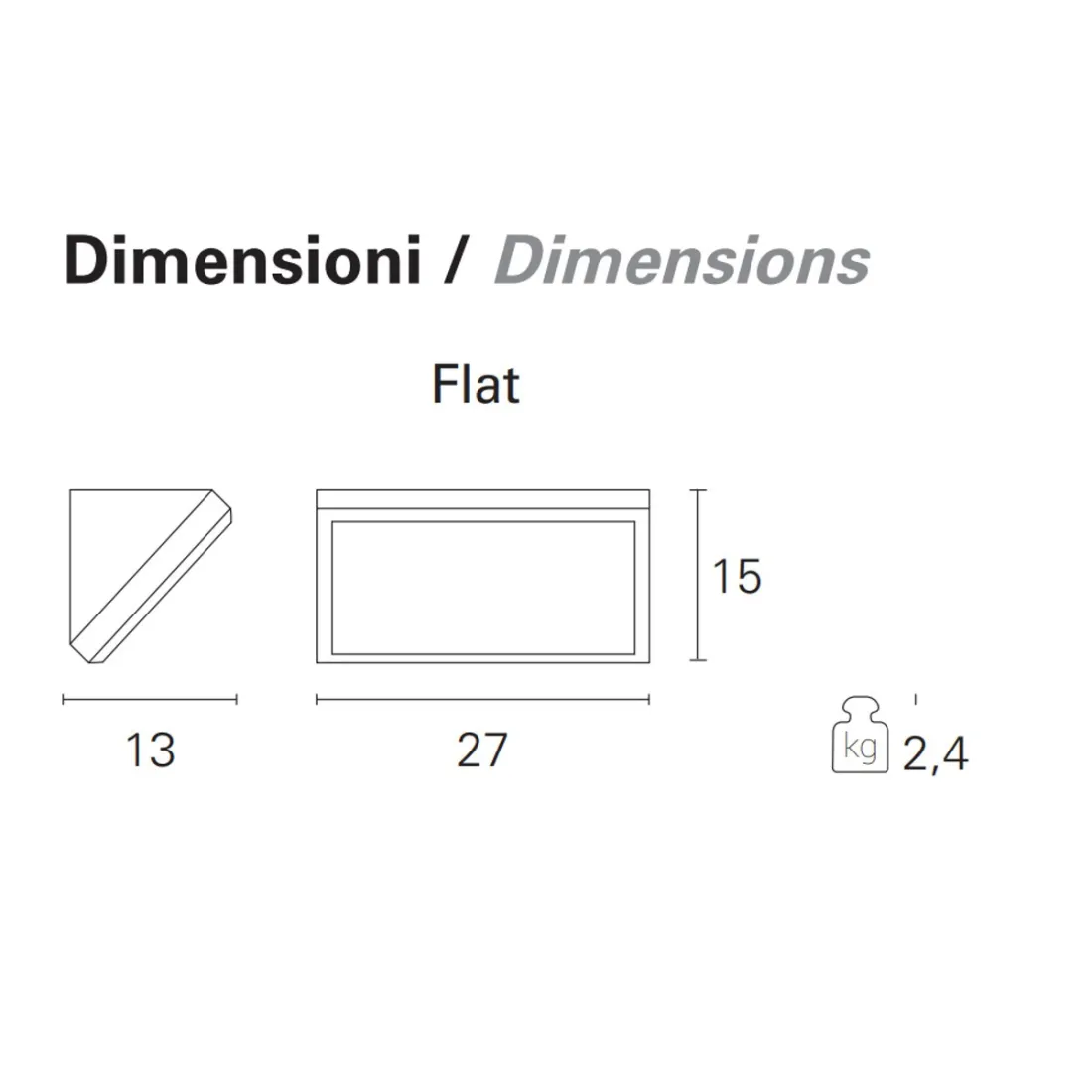 Applique murale moderne PAN International GRENADA EST145 E27 LED