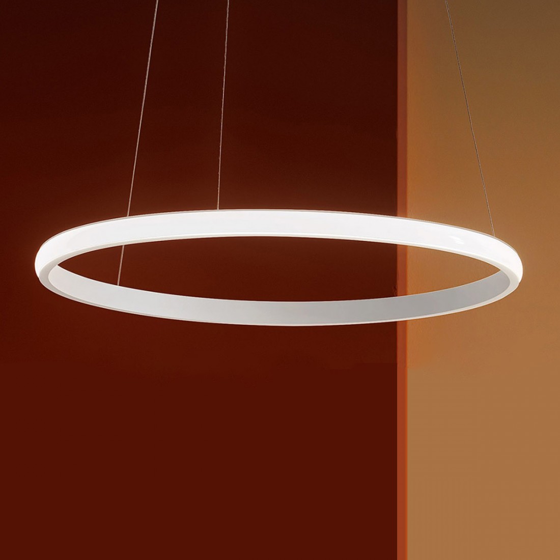 Lustre moderne Gea Luce IOLE S1 B 28W LED