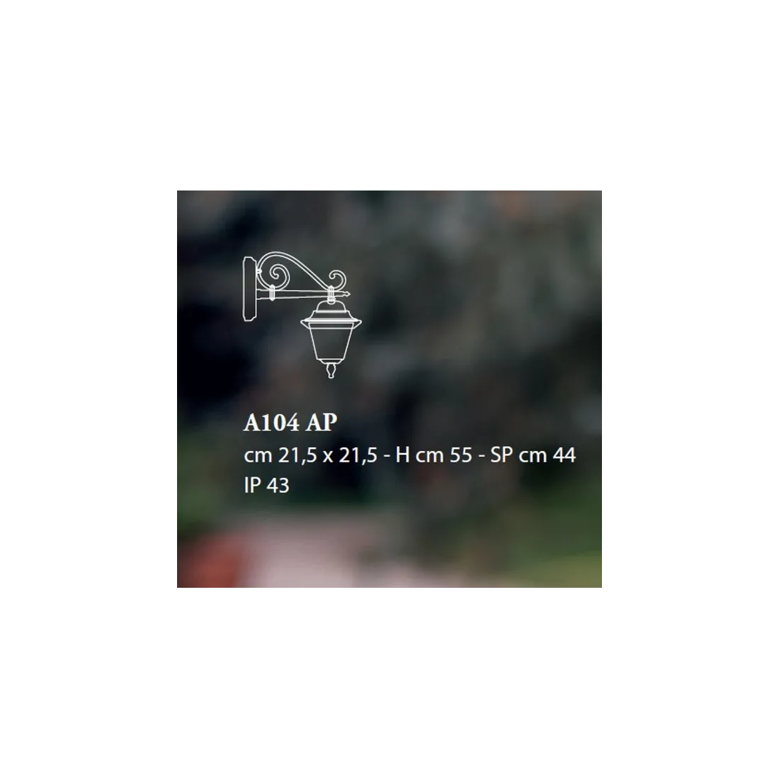 Applique GORIZIA A104 Ferroluce