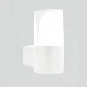 Gea Led LED Wandleuchte GES713 E27 LED IP44, aus weißem Aluminium