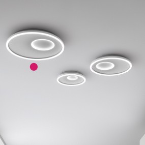 Plafón moderno Gea Luce MELANIA PG módulo LED integrado