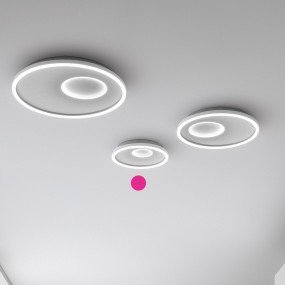 Plafón moderno Gea Luce MELANIA PP módulo LED integrado
